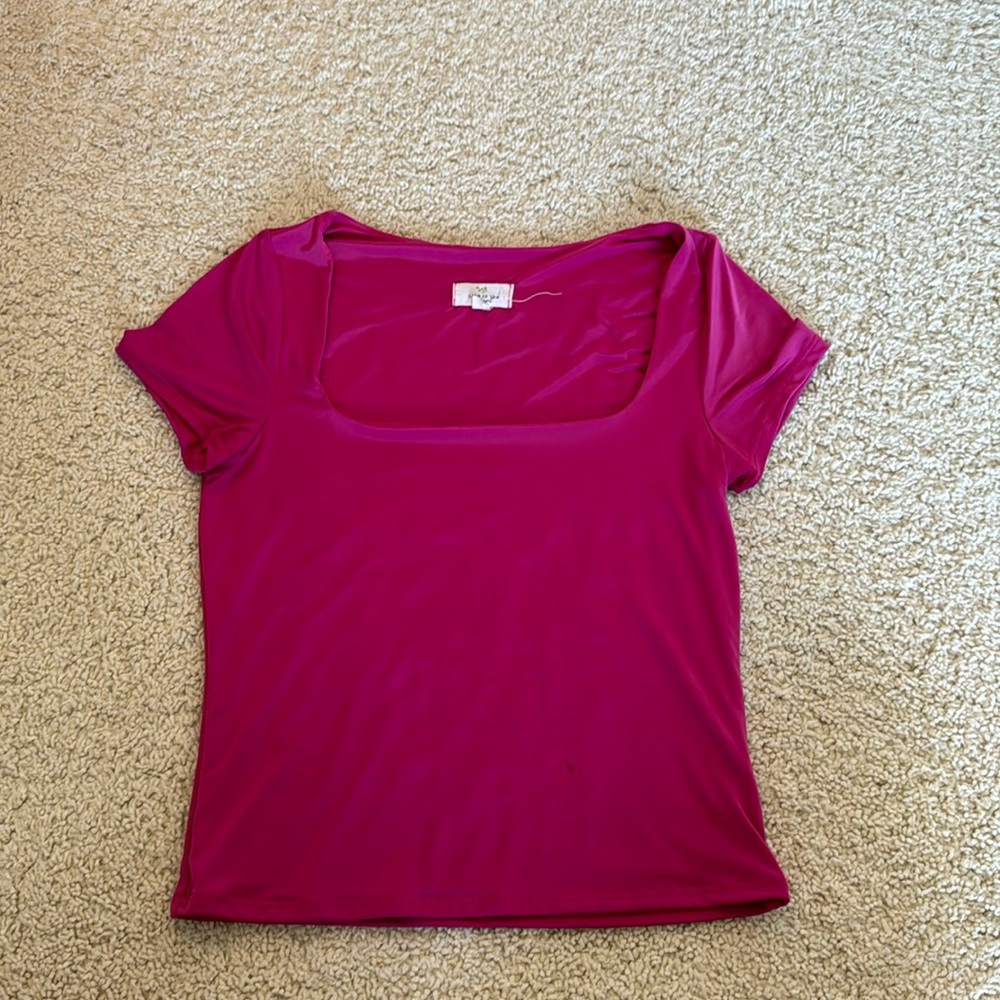 Pink square neck top and tank!